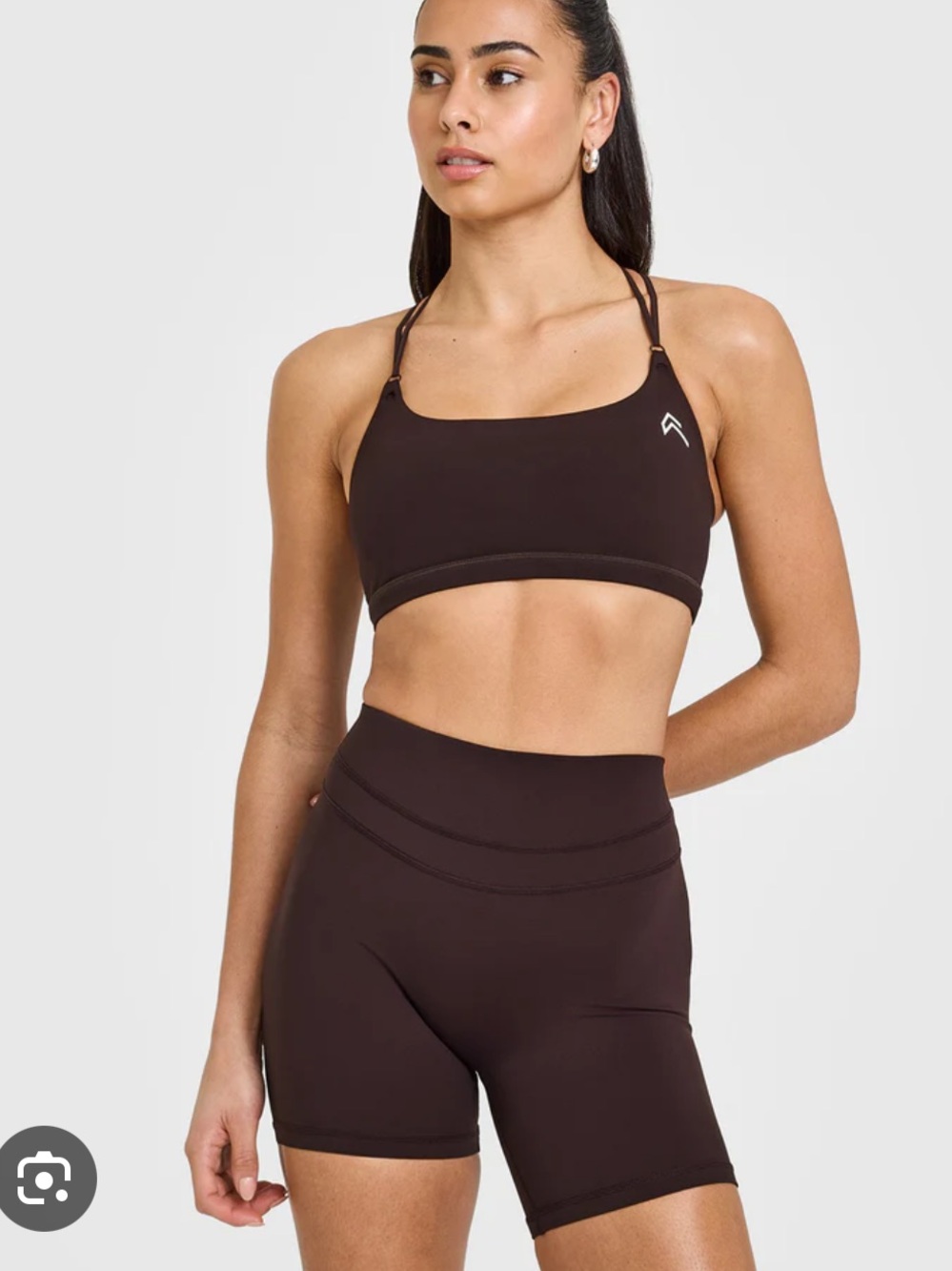Oner Active Plum Brown Everyday Sports Bra Large